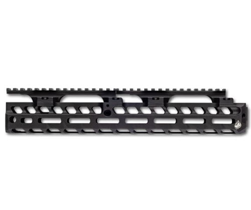 Das Costa Smith & Wesson M-LOK Handguard Rail System bietet ergonomisches Design, M-LOK Slots für Zubehör, Flexibilität mit Gator Rails und hohe Haltbarkeit bis 45 kg.